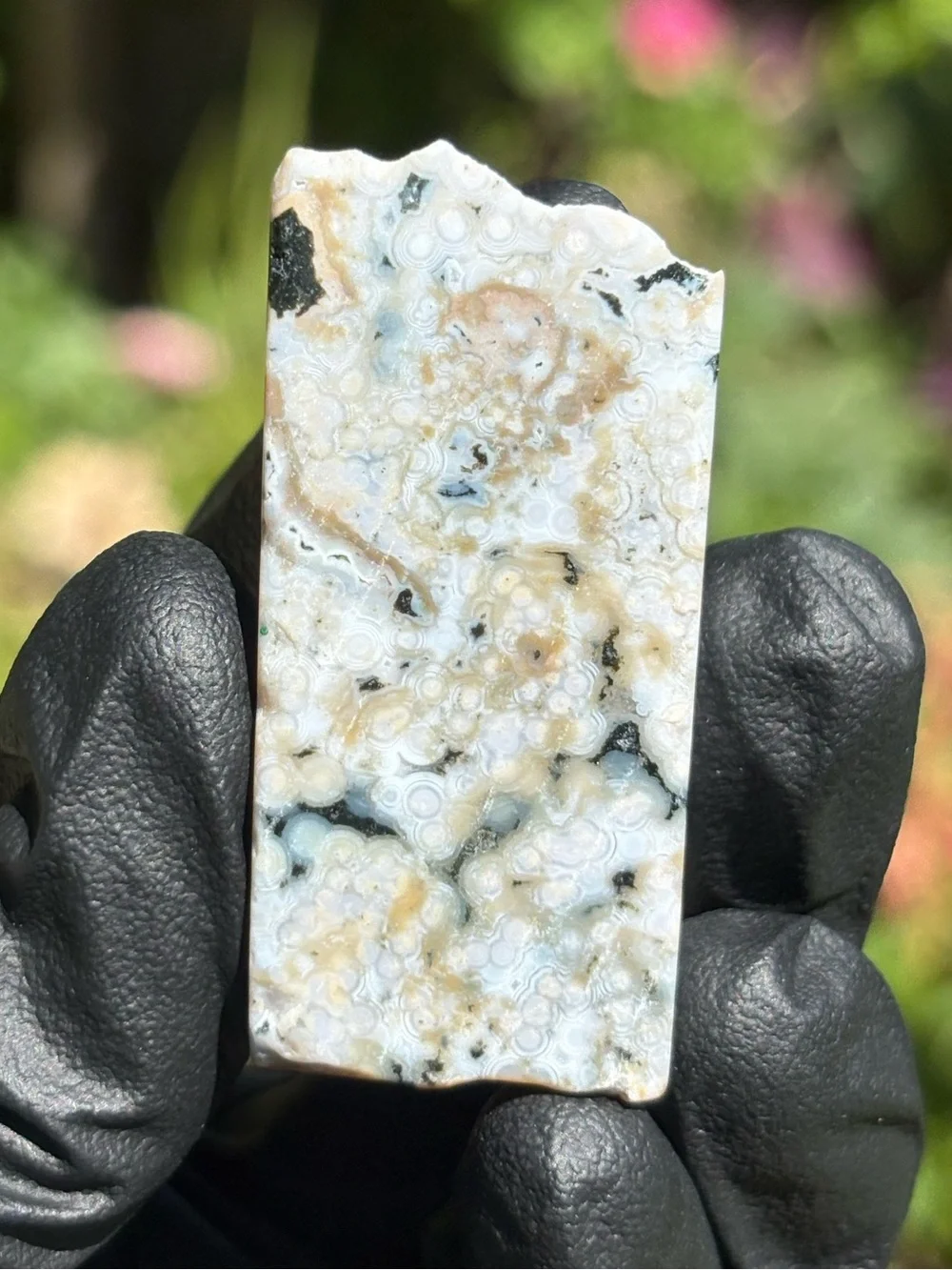 Discounted* Chipped Ocean Jasper Crystal Freeform - Polished Sea Jasper - OBJ